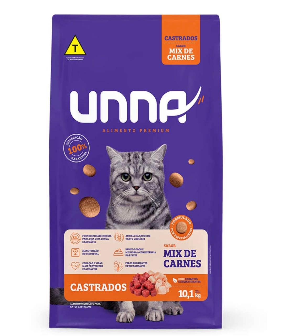 UNNA MIX DE CARNES CASTRADO 10,1 KG GATO