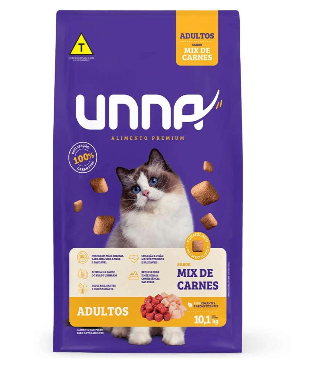 UNNA MIX CARNES 10,1KG GATOS ADULTOS