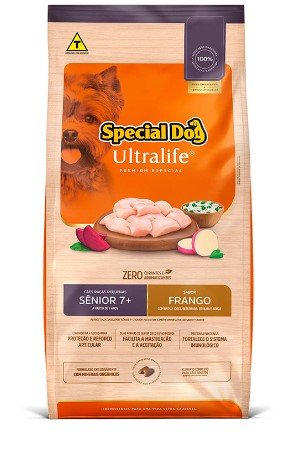 Special Dog Ultralife Frango para Cães Sênior de Raças Pequenas