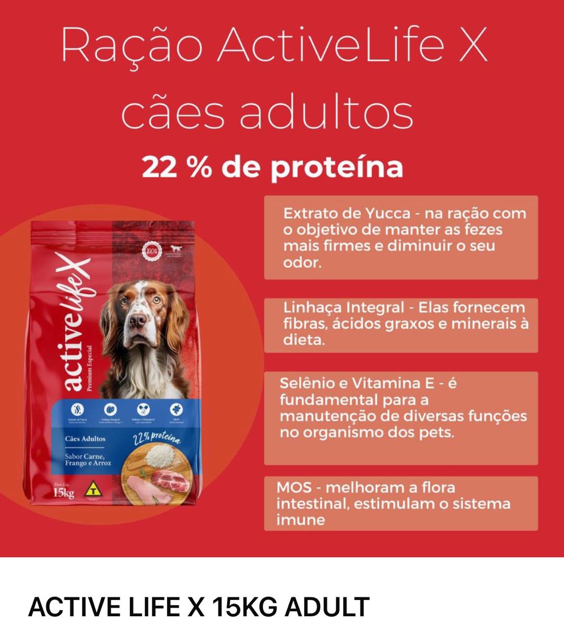 ACTIVELIFE X CAES ADULTOS